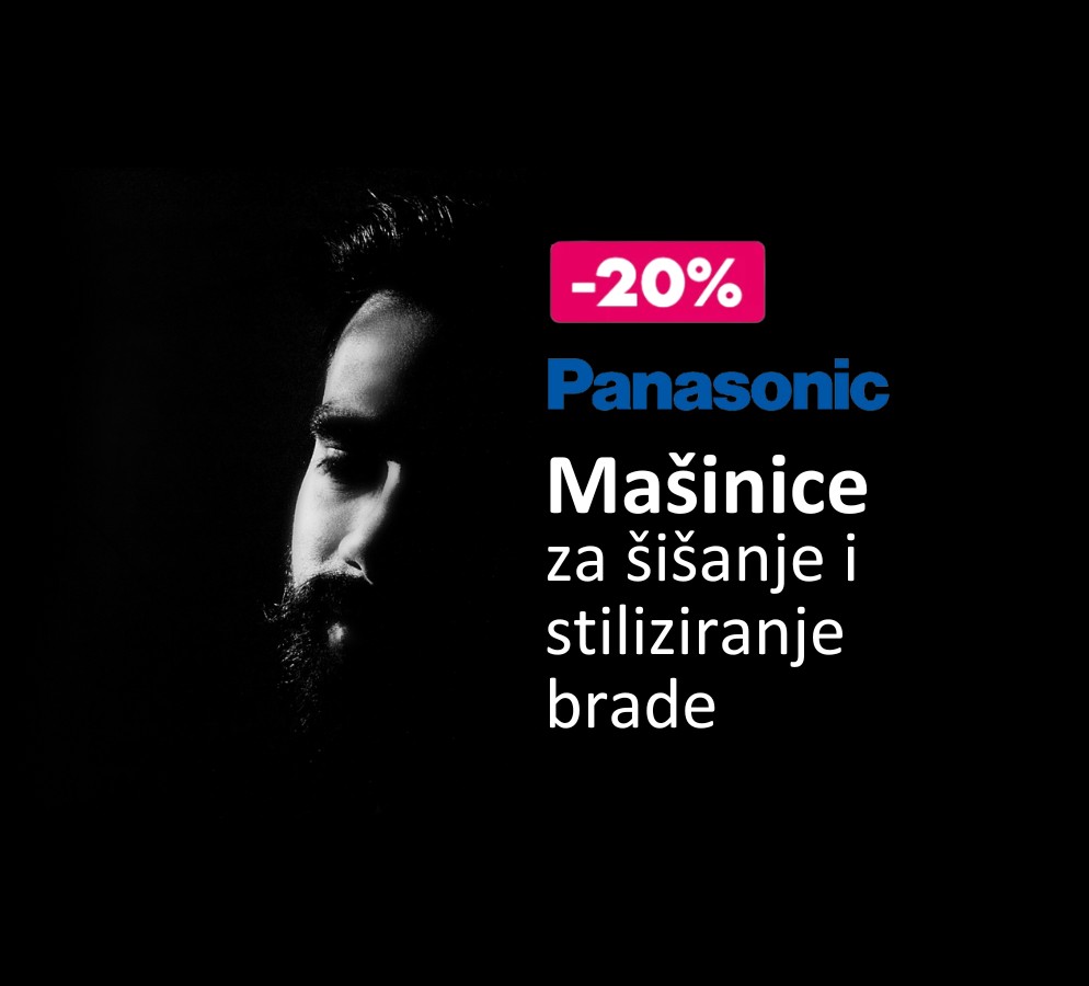 -20% Panasonic mašinice za šišanje