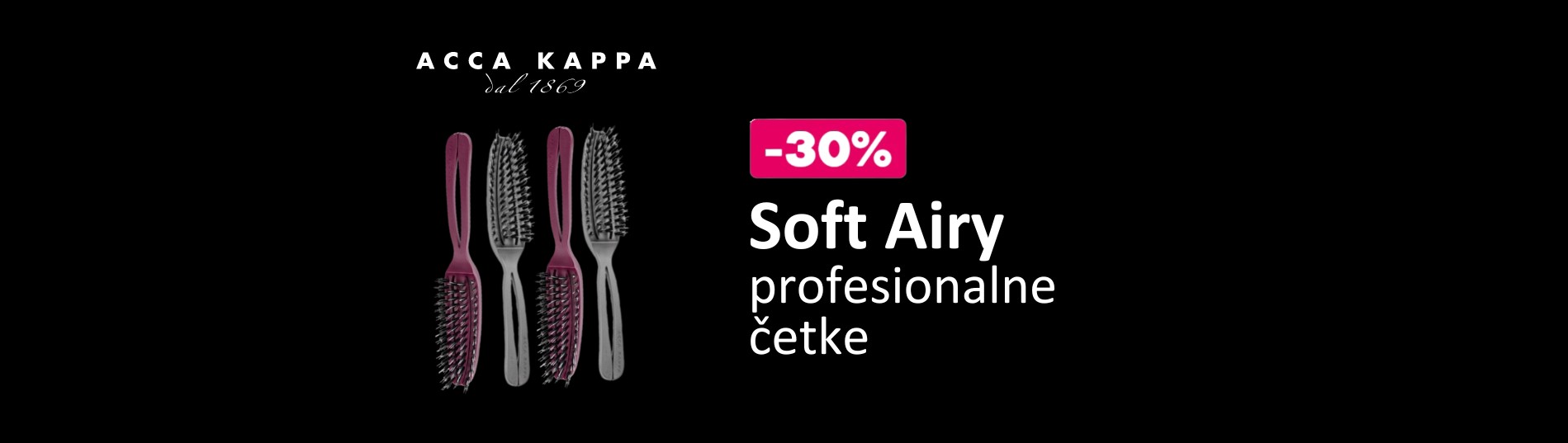 Akcija -30% Acca Kappa Soft Airy profesionalne četke