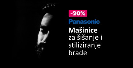 -20% Panasonic mašinice za šišanje