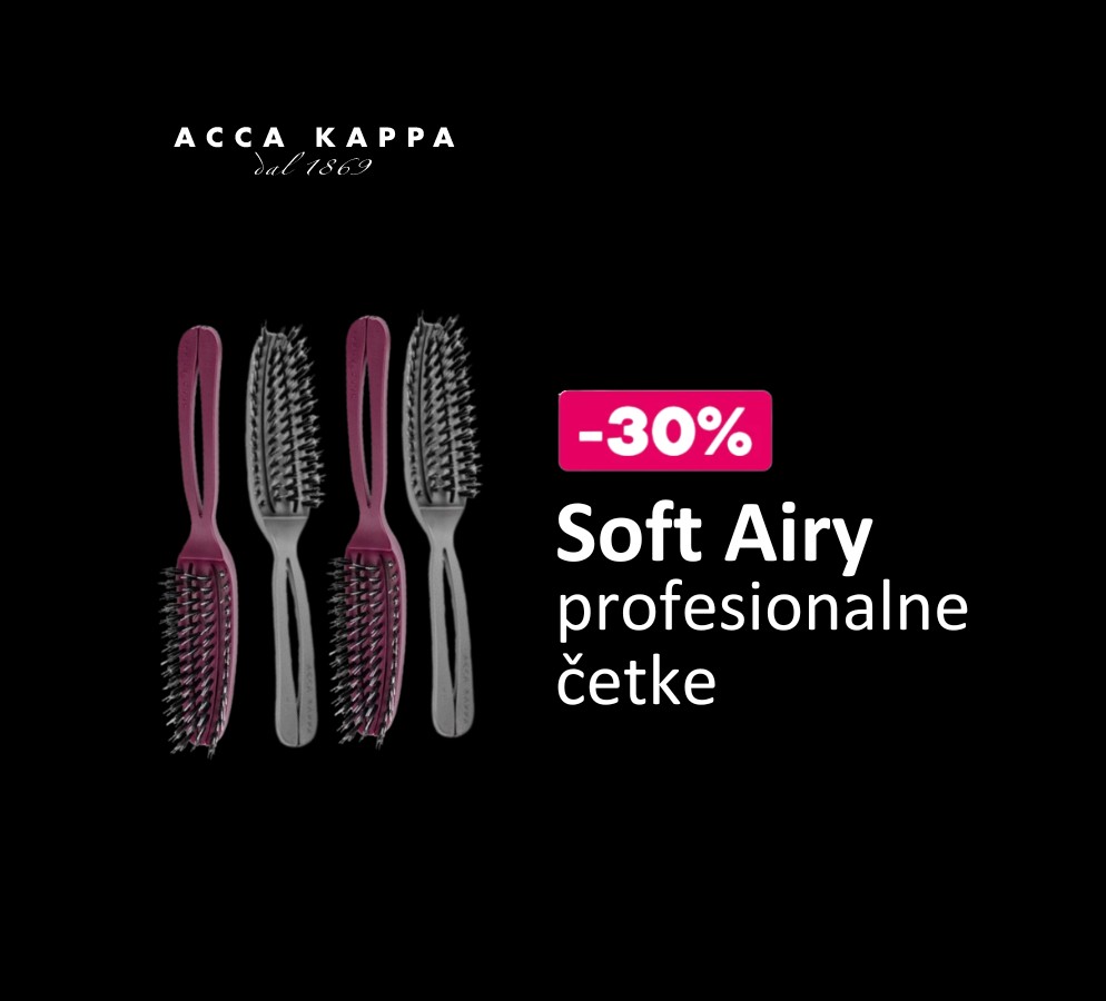 Akcija -30% Acca Kappa Soft Airy profesionalne četke