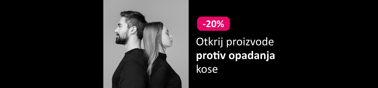 Akcija -20% na proizvode protiv opadanja kose