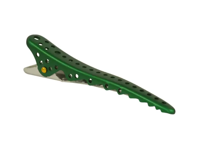 Shark Clip 2/1 - Green Metal